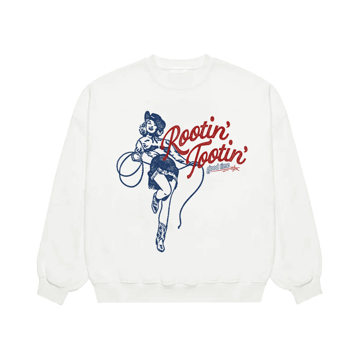 Rootin' Tootin' Good Time! Lightweight Crewneck