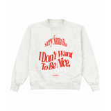 Sorry Santa Heather Red Crewneck