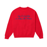 Say I Love You Embroidered Crewneck