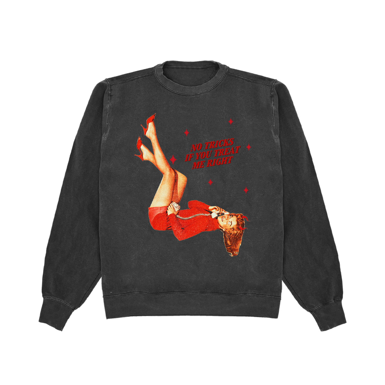 No Tricks If You Treat Me Right Crewneck