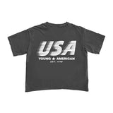 USA Cropped Boxy Tee
