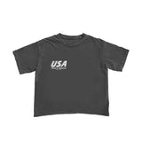 USA Cropped Boxy Tee