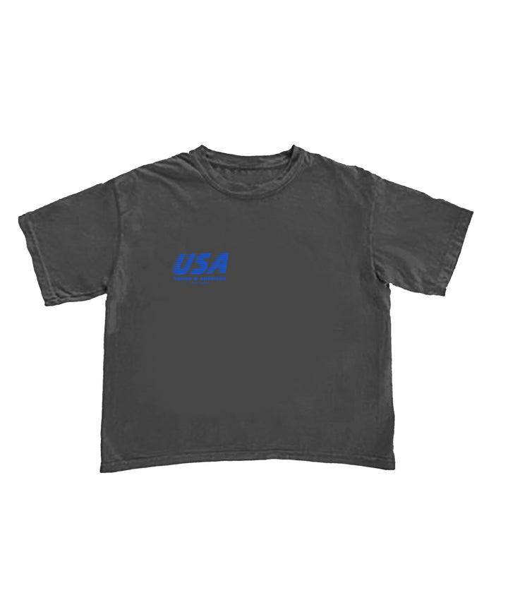 USA Cropped Boxy Tee