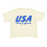 USA Cropped Boxy Tee