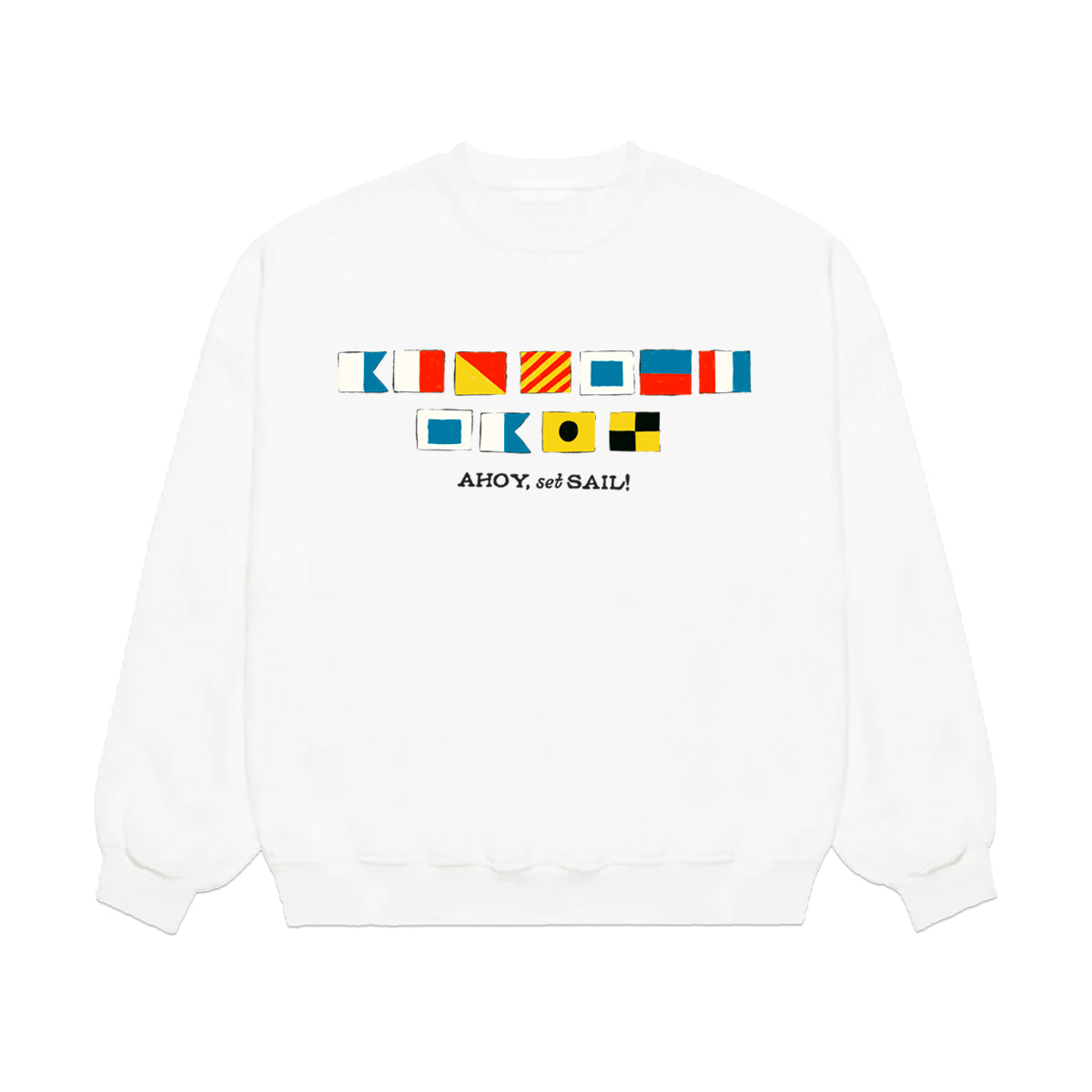 Ahoy, Set Sail Lightweight Crewneck