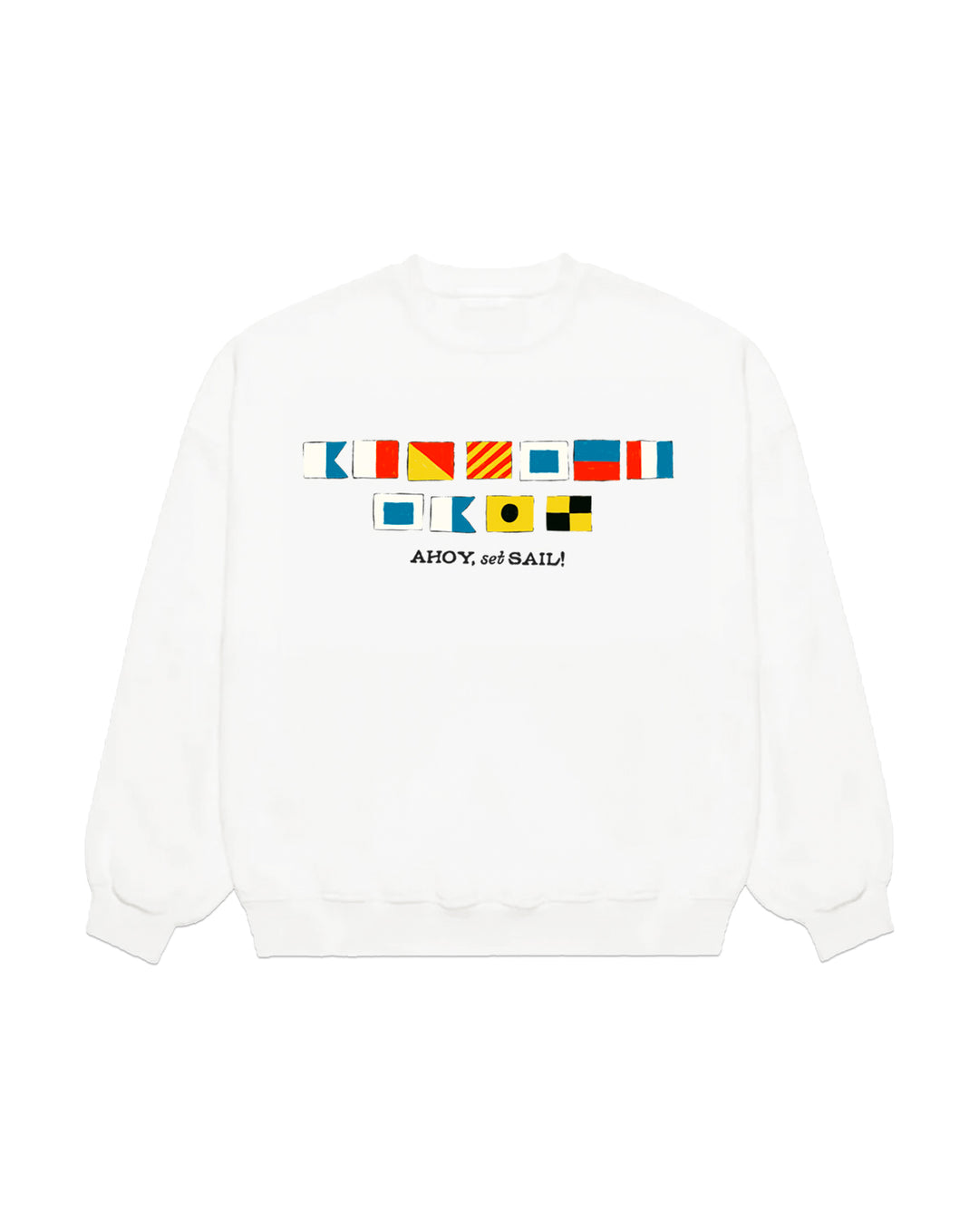 Ahoy, Set Sail Lightweight Crewneck