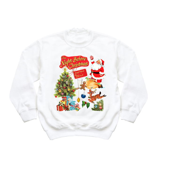 Night Before Christmas Youth Crewneck