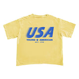 USA Cropped Boxy Tee