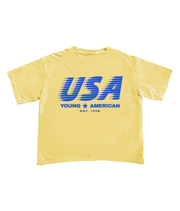 USA Cropped Boxy Tee
