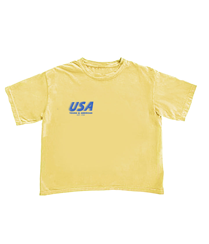 USA Cropped Boxy Tee
