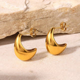 Stainless Steel C-Hoop Earrings