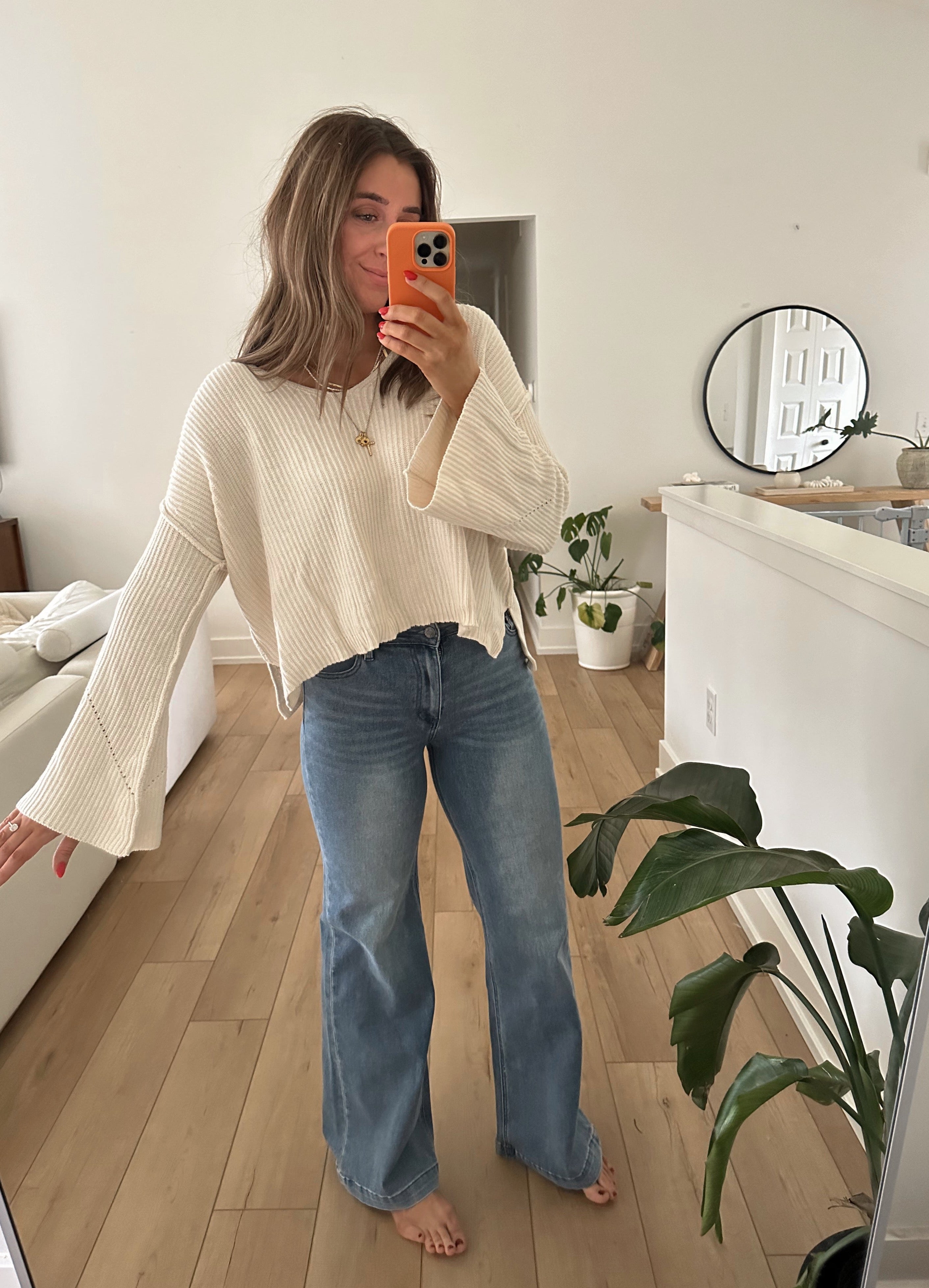 【U LAN】Benny loose wide denim pants Benny loose wide denim pants - U LAN