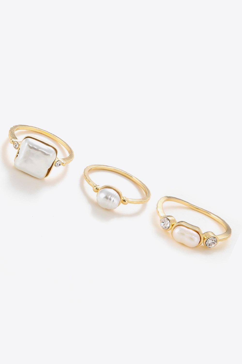 Luna Pearl Ring Set
